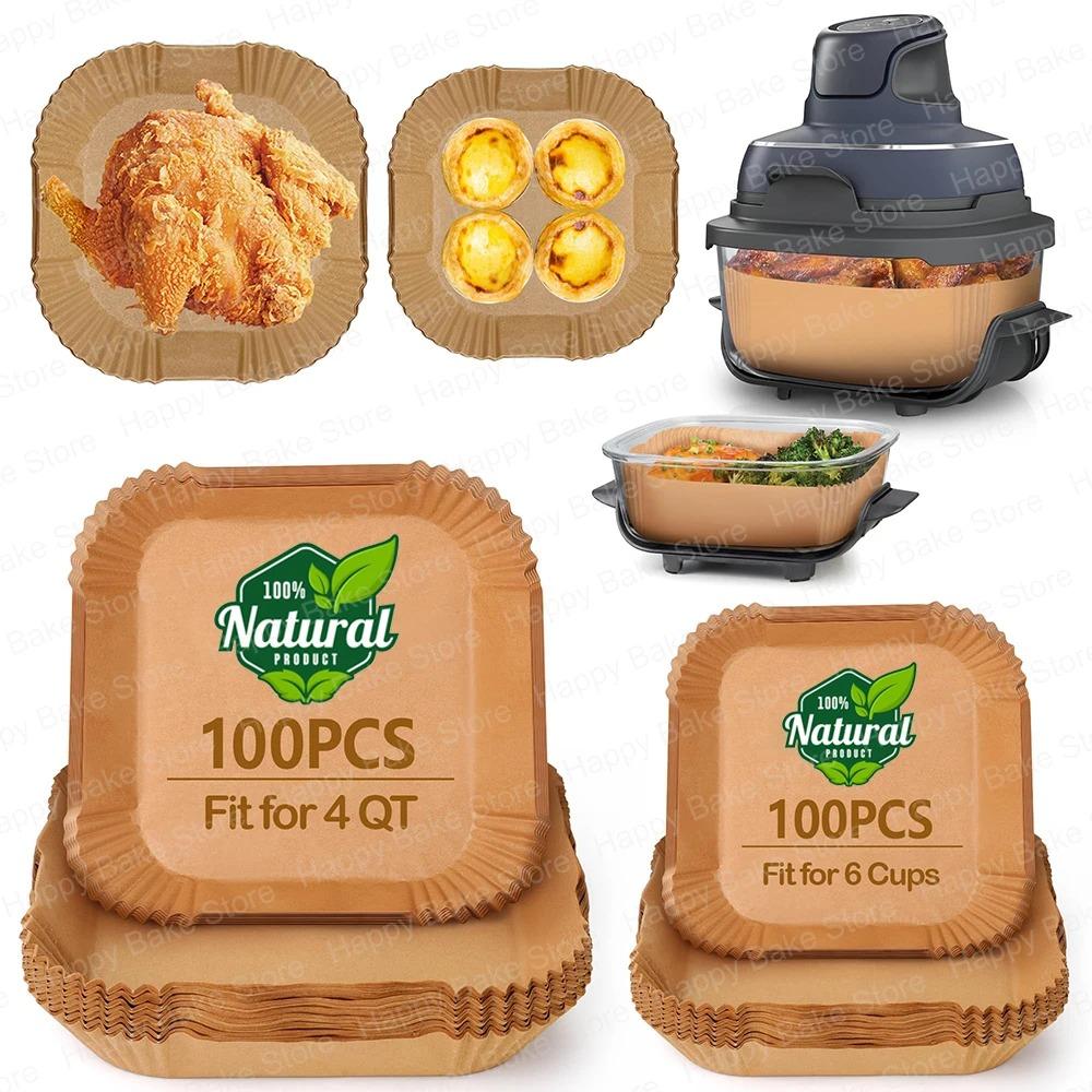 Air Fryer Baking Paper Compatible With Ninja Crispi Fn101Eugy, Fn101Eust, Fn101Eusg, Non-Stick Disposable Air Fryer Accessories