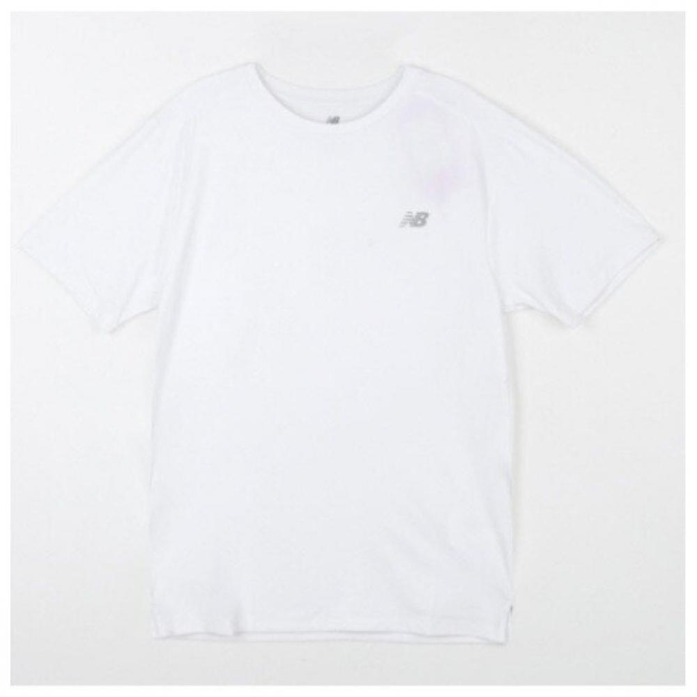 

New Balance Спортивная базовая футболка с коротким рукавом Mt53812 White series/100