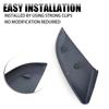 Left Driver Side Mirror Cover Caps Rearview Cover Trim For Honda Civic 2016~