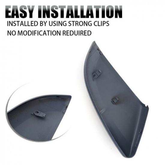 Left Driver Side Mirror Cover Caps Rearview Cover Trim For Honda Civic 2016~