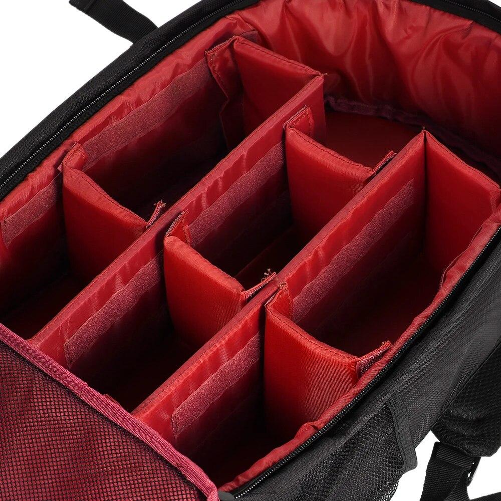 Verschleißfester DSLR-Digitalkamera-Videorucksack für den Außenbereich, wasserabweisende, multifunktionale, atmungsaktive Fotokamerataschen