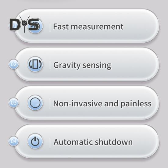 Nieinwazyjny monitor pulsoksymetru krwi Cyfrowy wyświetlacz Dokładne odczyty Bardzo precyzyjny Przenośny Łatwy w użyciu Zasilany bateryjnie Miernik pulsoksymetru