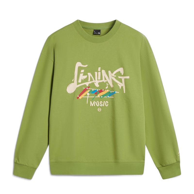 Li-Ning 2025 Unisex Fashion Print Round Neck Sweatshirt