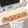 CUTE Capybara Mousepad Keyboard Mat Table Mat Students Cabinet Gamer Desktop Mousepad Cup Mats Antiwrinkle Nonslip Deskpad