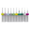 Accurate Craft Drilling Set of 10 Miniature Drill Bits for Circuit Boards and Detailed Engraving and Stone Jewelry Work