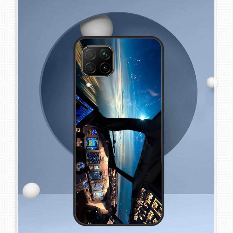 Aircraft Airplane Fly Travel For Huawei Nova 12s 12i 11i 8i Y91 Y60 Y70 Y72 Y90 Y61 9 10 SE P20 P40 Lite P30 P60 Pro Case