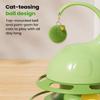 Cat Treat Toy Slow Feeder Turntable Interactive Cat Feeder Toy For Chewing Needs Foraging Behavior Crate Outdoor Indoor