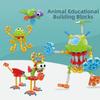 Plastic Insect Animals Building Blocks Toy Assembly Construction Puzzle Toy  Desktop Decoration