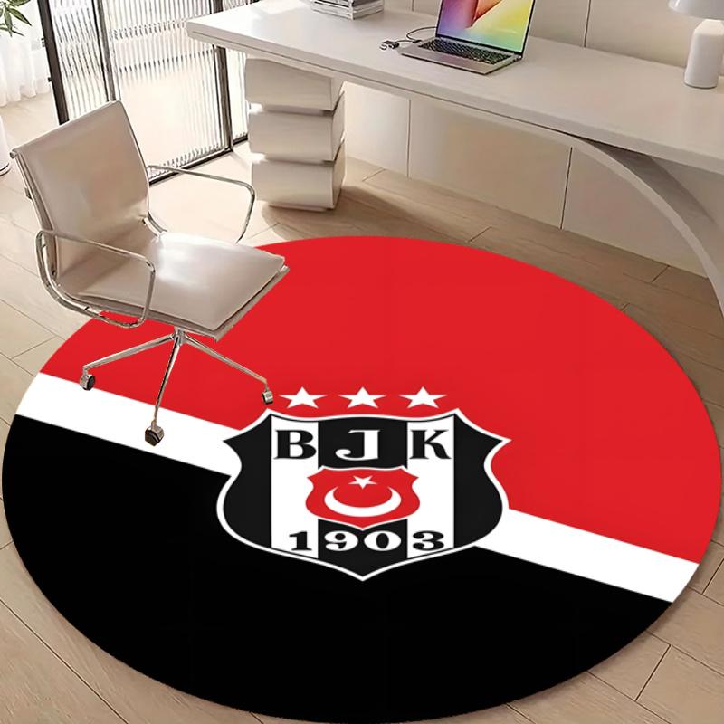 Personalized BJK Round Chair Office Rug - Perfect for Mat, Office Chair & More - Ideal Gift for Birthdays and Holidays