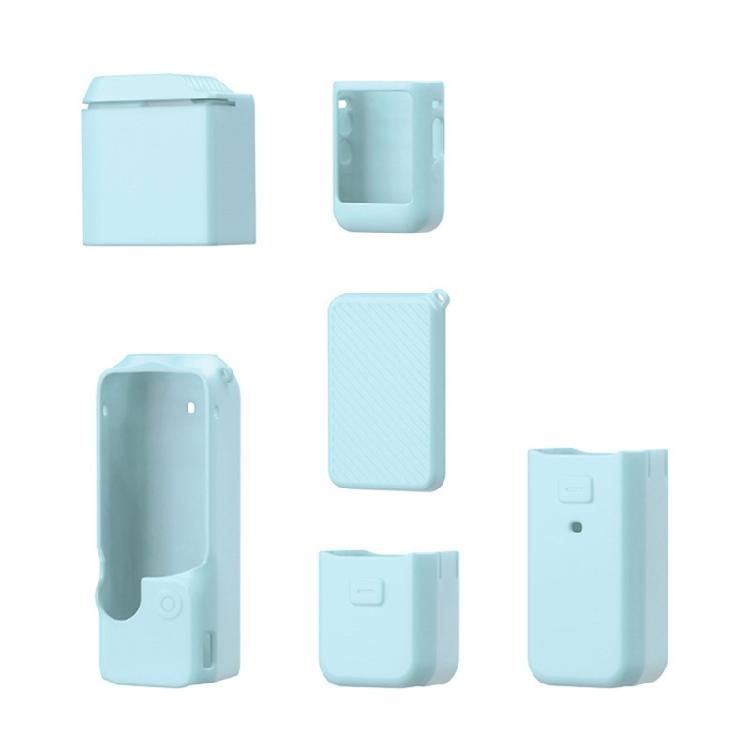 Étui de Protection en Silicone pour Caméra Sportive Panoramique Pocket 3 Housse de Protection Anti-poussière Cache-objectif Manchon de Protection