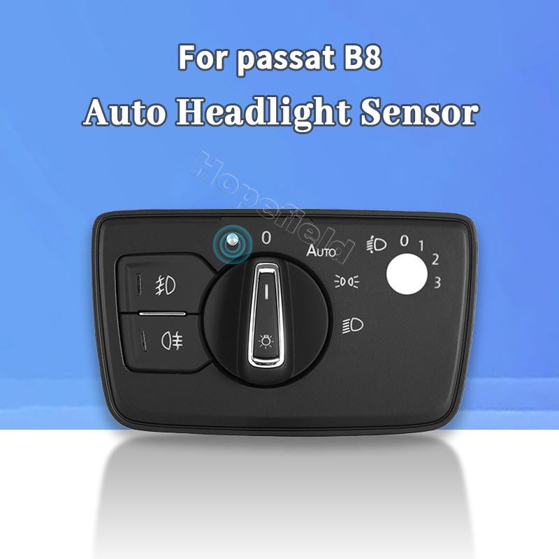 Car AUTO headlight sensor switch control module button coming leaving home kit for VW passat b8 2017 2018 2019 upgrade interior