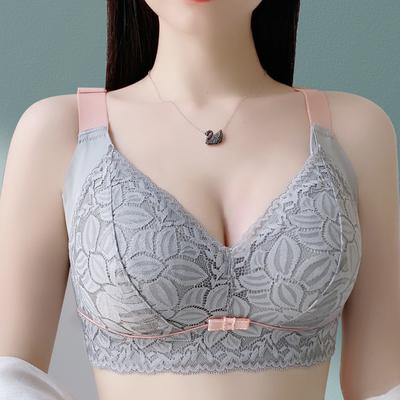Dámská krajková podprsenka Push Up Comfort Wireless Shromážděte sexy spodní prádlo pro dámské spodní prádlo Bralette Intimní bezešvé spodní prádlo