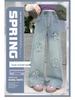 Girls' Embroidered Wide-Leg Denim Pants - Spring & Fall 2026 Junior High Style