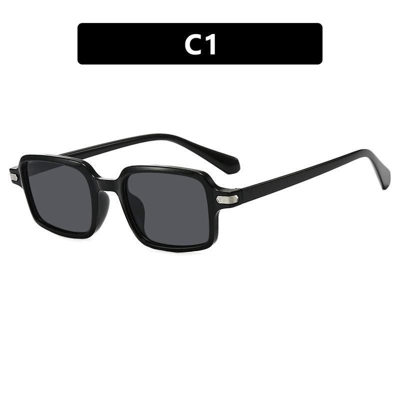 

Retro Square Sunglasses Classic Full-Frame Eyewear For Men And Women Fashionable And Trendy Uv400 Sun Protection Sunglasses