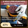 A60Z Top 160PCS 5Inch Sanding Disc,60/80/120/150/240/320/400/600Grit 8 Hole Hook And Loop Sandpaper,Sand Paper For Orbital Sande
