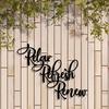 "Relax Renew" Metal Wall Art Modern Bathroom Bedroom Sculpture Home Gift