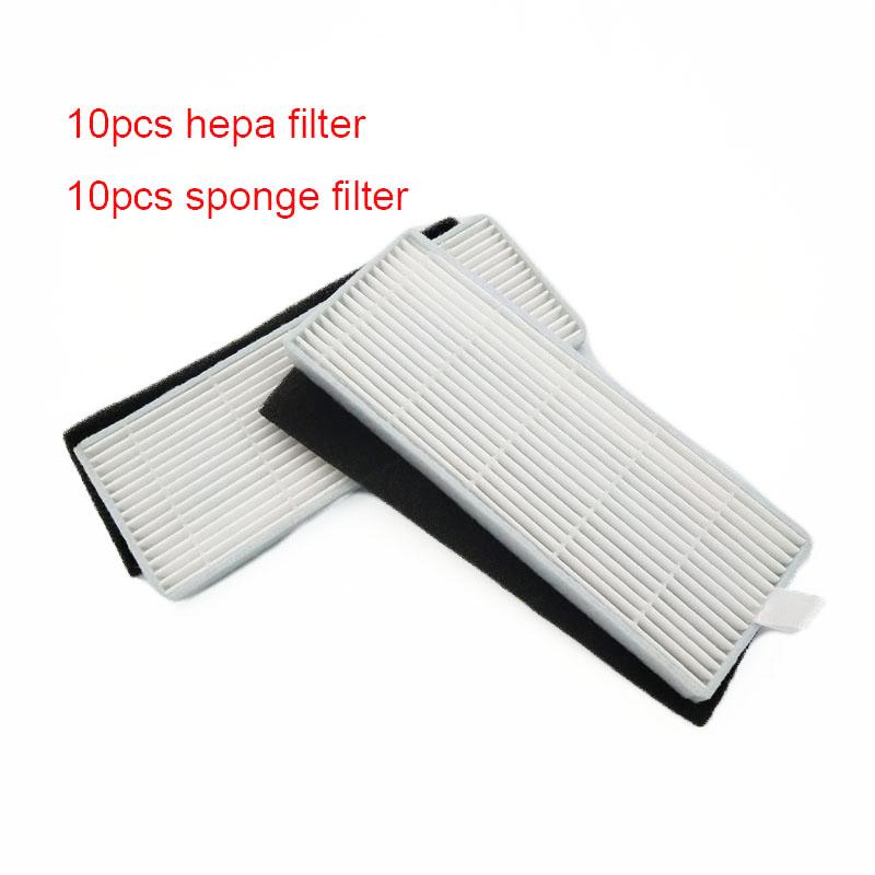 Accessories Kit For Ilife A4 A4S A40 Vacuum Cleaner Parts HEPA Filter Primary Filter Side Brush Roll Brush Cover Mop Pad Cloth