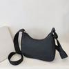 Women Simple Pure Color Shoulder Bag Female Small All-Match Travel Handbags Dumpling Bags Multifunctional Ladies Handbag