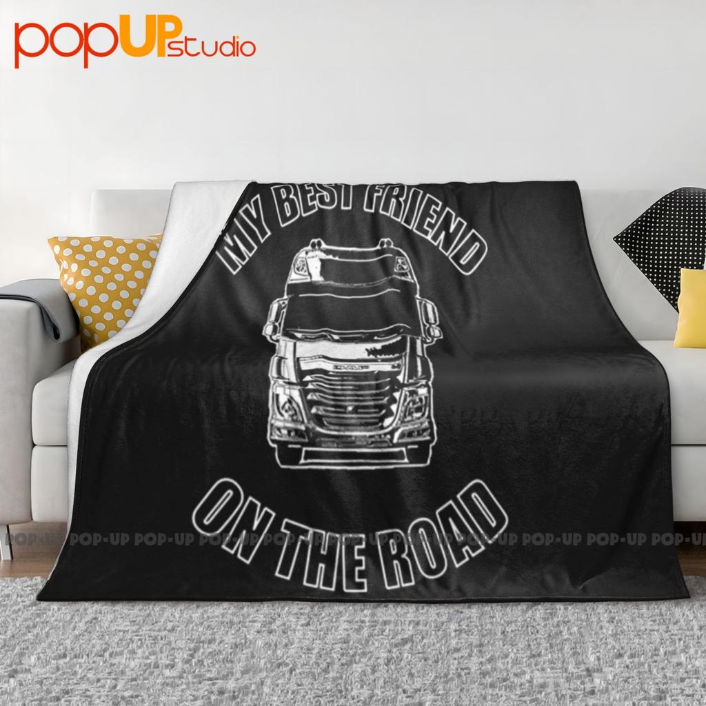 Coperta Trapuntata Ultra-Morbida per Camion Daf Xf, Coperta Invernale per Divano, Copriletti