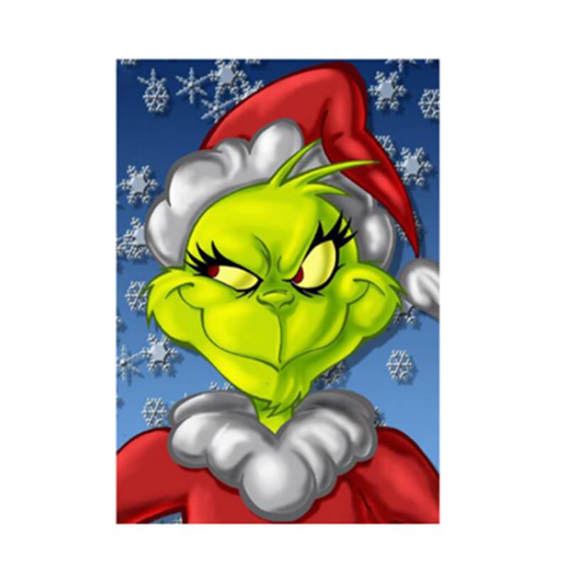 Buy 5D Diy Diamond Painting "Green Monster" Wall Art Cross Stitch Home