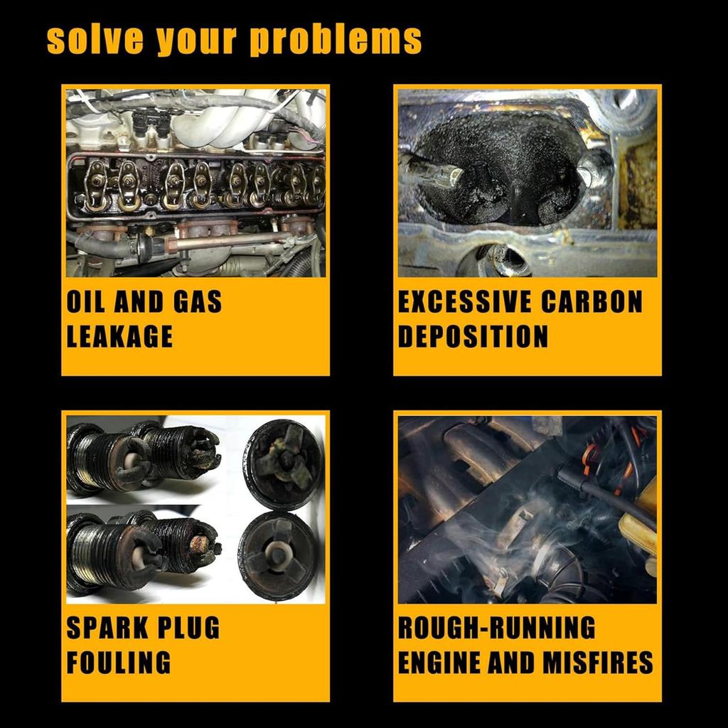 AUCERAMIC Engine Valve Cover Gasket Set Fit for 2011 2012 2018 2019 2020 for Ford F-150 Explorer Police Interceptor Utility 3.5L 3.3L V6 VS50814R1