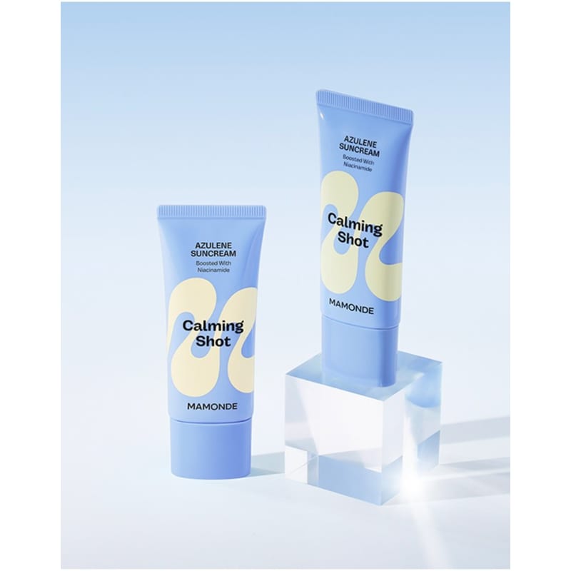 

Успокаивающий солнцезащитный крем с азуленом SPF50+PA++++ Double Plan 35млx2