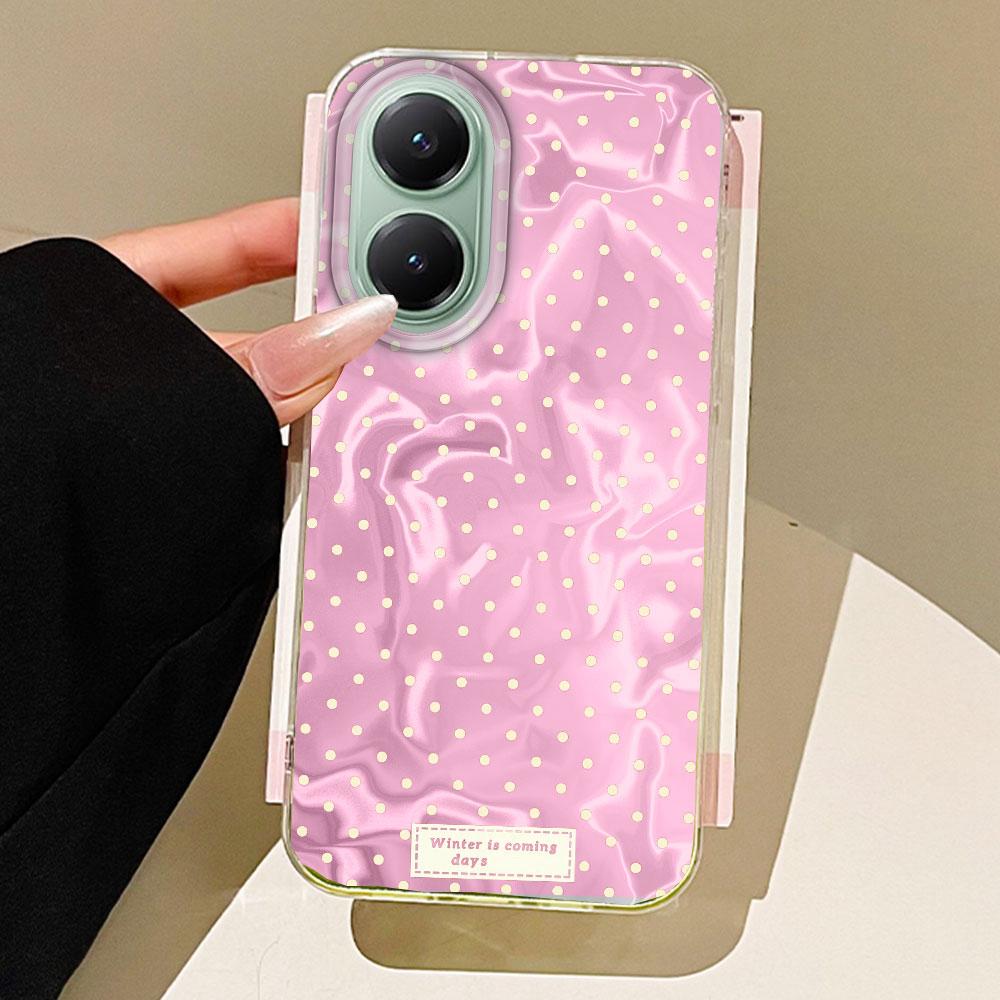 Circular Dots Love Heart Women Girls Water Texture Phone Case for Xiaomi Poco X5 M6 Pro X6 X3 Pro NFC C75 C71 C65 C61 M5S Cover