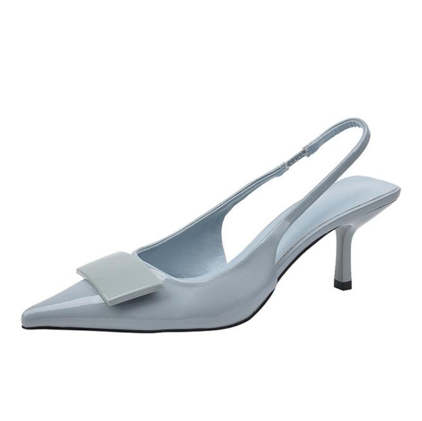Fashion Summer Women heeled sandals Fashion Pointed Toe Singbacks Shoes Design Style Banquet Party Sandalias Shoes talons femme tacones