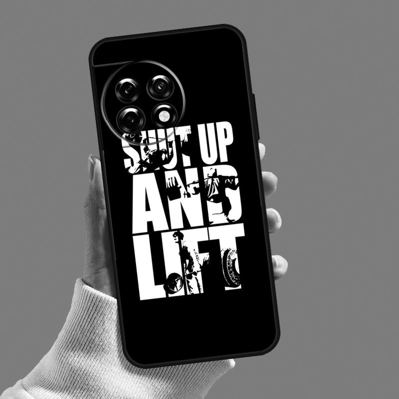 Bodybuilding Gym Fitness Quotes Case For OnePlus Nord 5 CE 4 3 Lite N20 N30 OnePlus 15 13 12 11 8 9 10 Pro 12R 13T 13R Cover