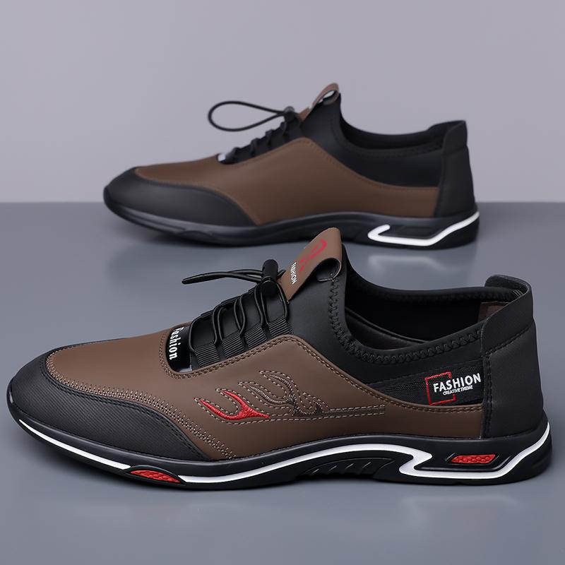 Men'S Shoes High Quality Casual Shoes Classic Men Sneaker Soft Comfort Driving Shoes Slip-On Walking Shoes