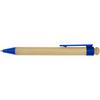 Bamboo pen and recycled plastic "Rattan" Blue