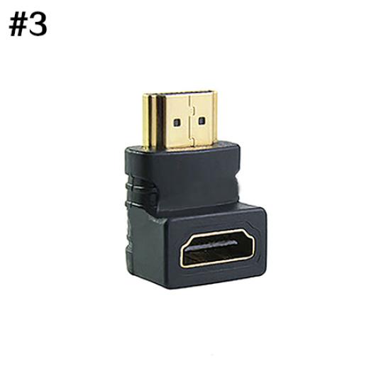 Angle Rotating Connector Port Saver Converter To Female Adapter HDMI-compatible Male