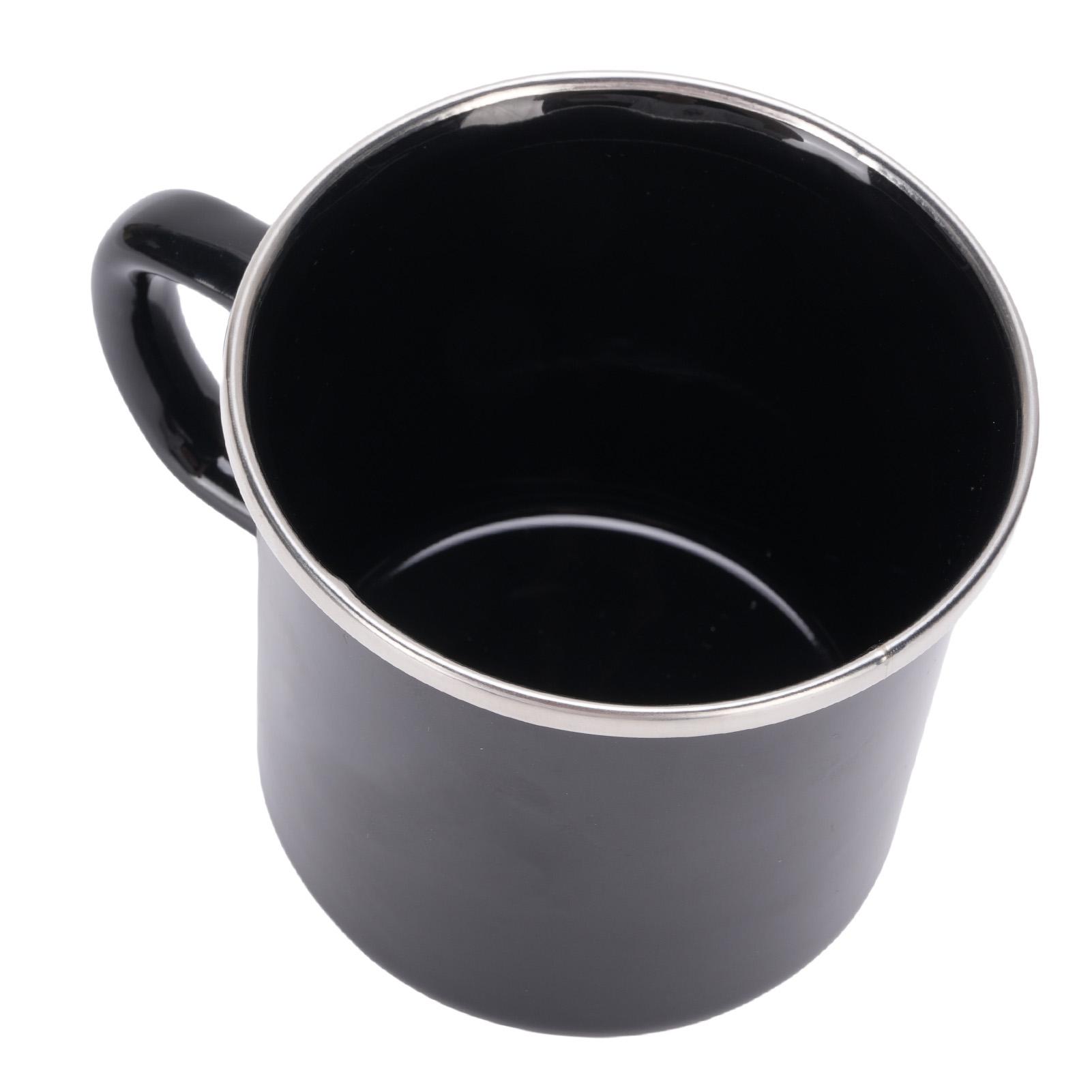 

Enamel Mug 350ml Enamel Stainless Steel Portable Outdoor Camping Mug Drinking Cup for Indoors and Outdoors