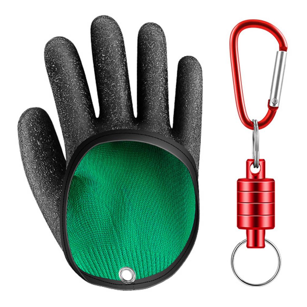 Fishing Gloves Anti-slip Fisherman Professional Catch Fish Gloves Puncture Resistant Fishing Catching Gloves Fishing Accessories