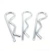 100 Pcs Stainless Steel Car Body Shell Clips Fixed Car Parts Spring R Type Cotter Pin Bolt 1/1.2/1.6/1.8/2mm Wave Circlip