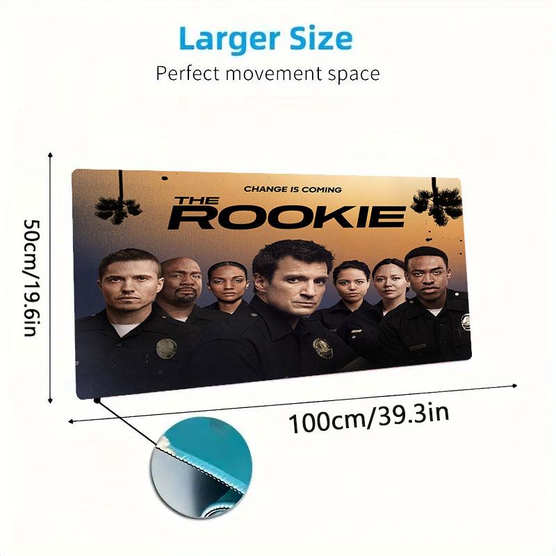 Noob Old Man Mouse Pad, Large Gaming Desk Mat, Non-slip XXL Mousepad for Laptop & Tablet, Mini PC Playmat with Stitched Edges