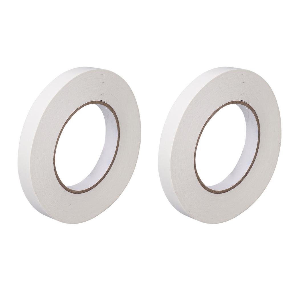 2Pcs Double Sided Tape 15mm Width 50m Length PE Waterproof Tape Adhesive for Fixing