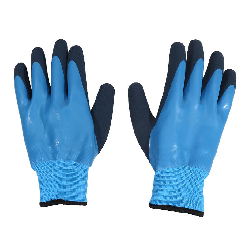 Рабочие перчатки с покрытием ладони Защитные перчатки Нитриловые Профессиональные Утолщенные с флисовой подкладкой Термоизоляционные Резиновые