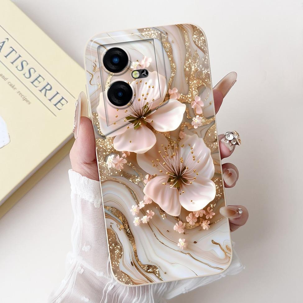 For Tecno Pova Neo 3 Case Silicone Cute Cat Fashion Butterfly Flowers Love Painted Cover For Techno Pova Neo 3 Phone Case LH6n
