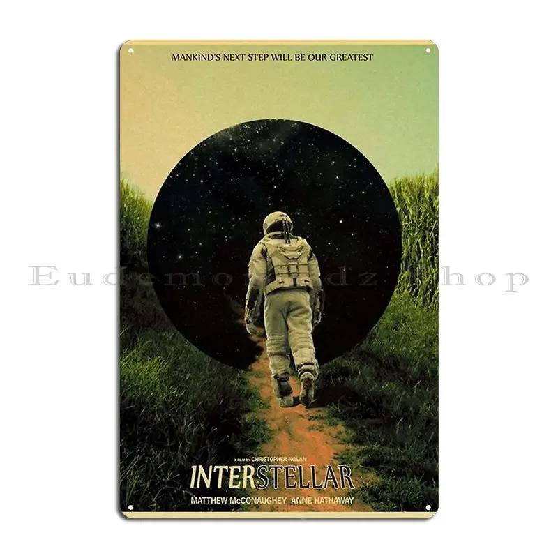 Hans Zimmer Interstellar Art Print Metal Sign Club Kitchen Living Room Printed Wall Mural Tin Sign Poster