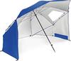 Windproof Beach Umbrella UPF 50+ With Sand Anchor & Tilt Portable Foldable Sunshade For Patio Garden Pool Backyard Lawn Outdoor