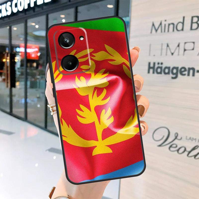 Eritrea Flag Case For Realme GT7 Pro GT6 11 12 13 14 15 Pro Plus C55 C53 C35 C33 C61 C65 C67 C53 C71 C75