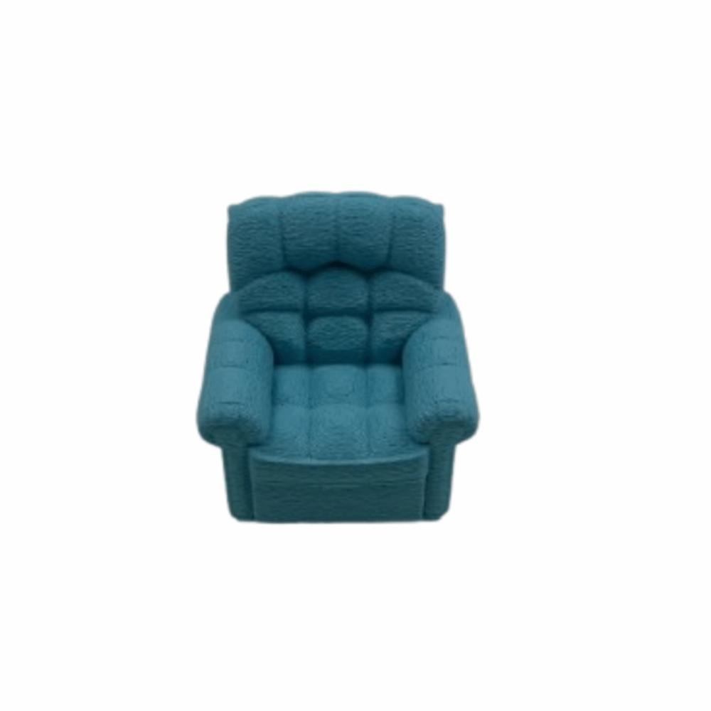 

Funny Doll Sofa Model Toy Creative 3D Printing Ornaments Fashion Doll House Mini Sofa Home Decor синий