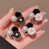 2025 Camellia Pearl Mini Small Grab Clip Bangs Broken Hair Clip Princess Head Hairpin Headgear
