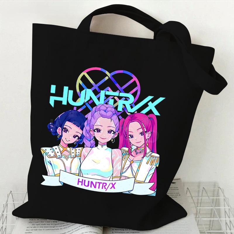 Witch Hunters Peripheral Fashion Shoulder Bag Women's Large Capacity Student Canvas Bag Work Commuter Tote Bag