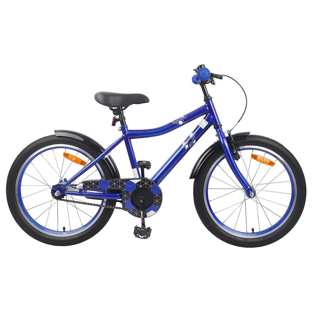 Kids  Bike 18 Inches for Ages 5 7 Dark Blue