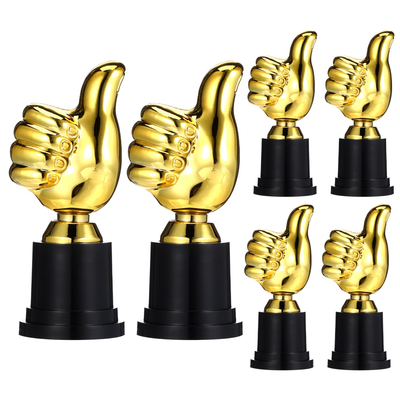 

LIOOBO Как трофеи, Мини-трофеи, Кубки победителей, Хорошо для празднований, Спортивных наград и Церемоний поступления в школу (6 Трофеев)