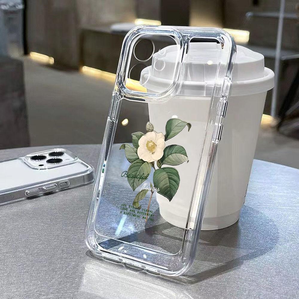 Daqing Jasmine Is Suitable for iPhone17promax Mobile Phone Case 16pro Niche 15 Apple 13 All-inclusive 14 Premium.