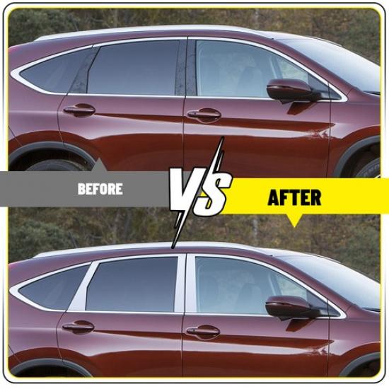 6x Chrome Window BC Pillar Post Cover Trim For Honda CRV 2012-2016 4 Doors