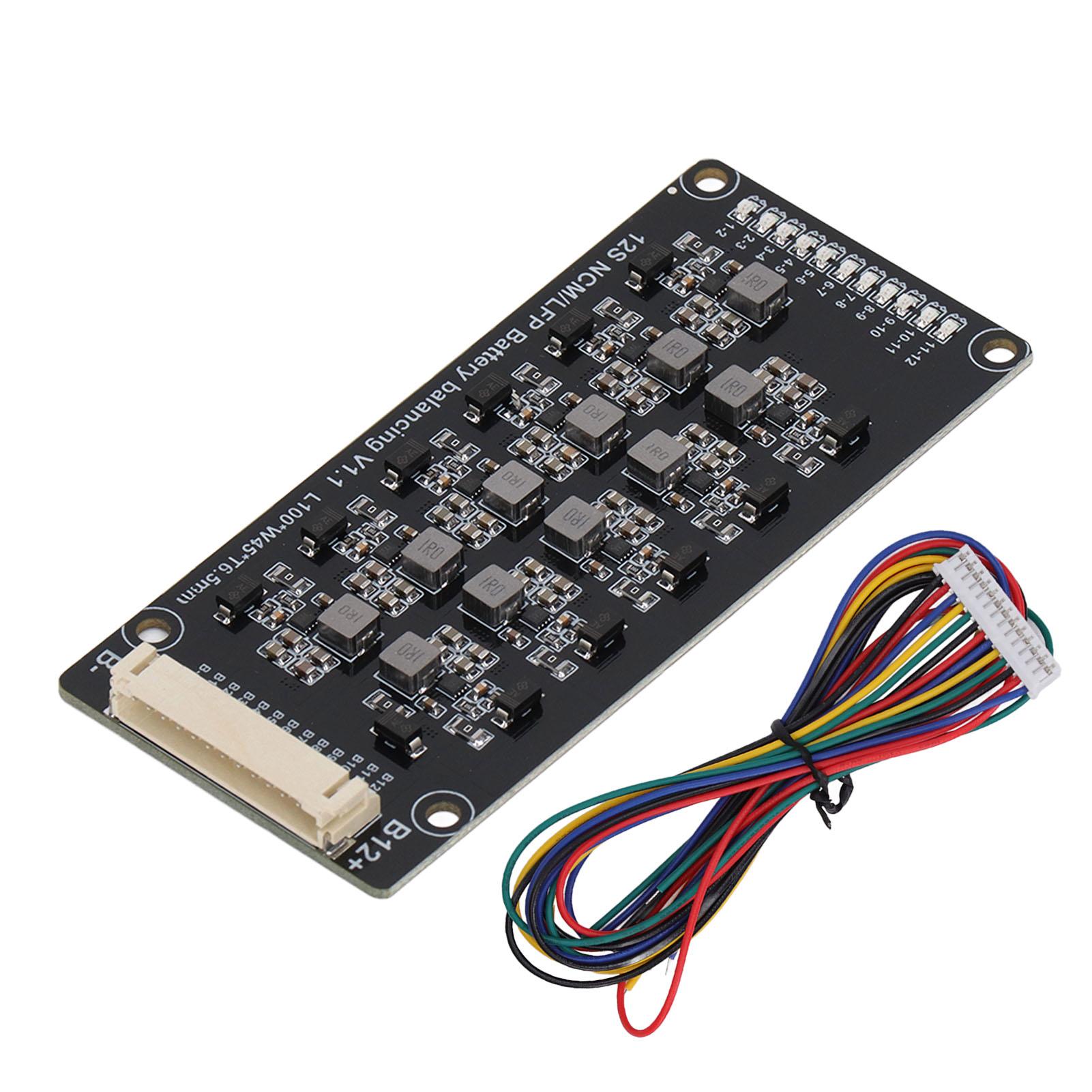 

12-елементний LFP акумуляторний активний еквалайзер Просте керування Портативна плата вирівнювання акумуляторів